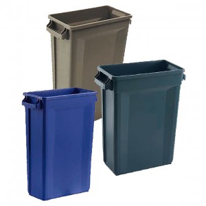 スリム型分別ゴミ箱（60L）ブルー