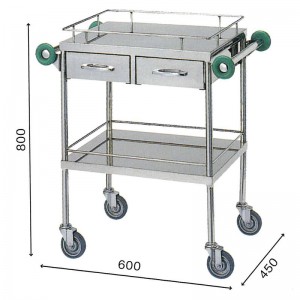 ステンレス回診ワゴンカート