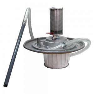 エアー式ドラム缶粉塵用掃除機（吸込みノズルφ32×700mm）