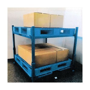 折畳式2段積載パレット台車