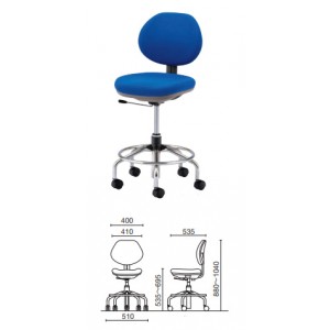 製図ハイポジション作業椅子(布)