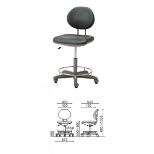 製図ハイポジション作業椅子(布)