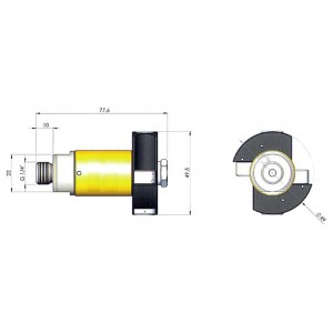 360度回転ブローノズル(直径50mmノズル径1.8mm))