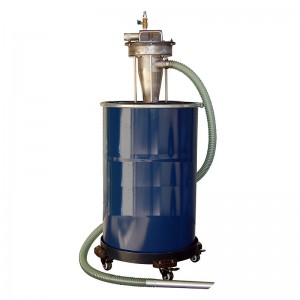 エアー式微粉塵吸引サイクロンドラム缶50L掃除機セット