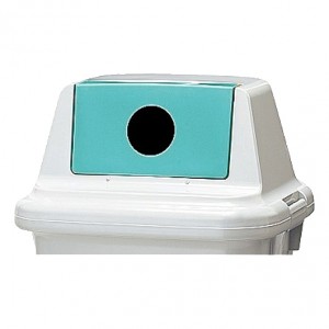 分別ゴミ箱70L用フタ（ペットボトル用）グリーン