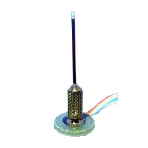 高温用超小型貼付けタイプ風速風温一体型プローブ（H30mm）