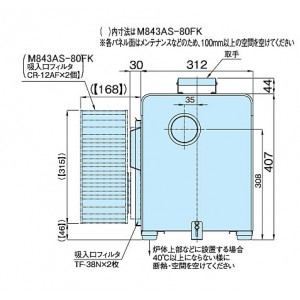 熱風発生機(工業用ドライヤー)大風量タイプインバーター付