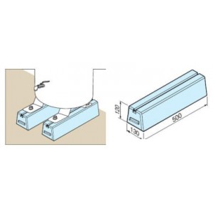 雨水貯水タンク150用コンクリートブロック(2個１式)