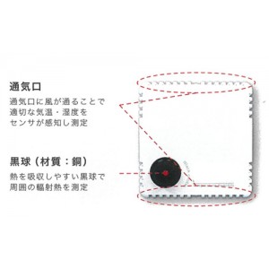 無線式熱中症計輻射熱センサー(屋内センサー)