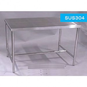 クリーンルーム用折りたたみステンレスパンチング作業台（2000×900×750）