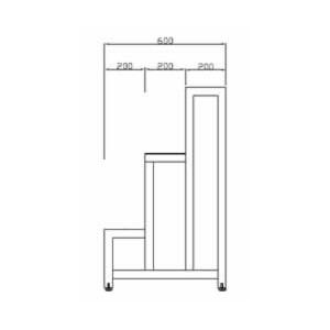 ステンレス踏み台(クリーンルーム用)