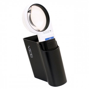 LEDライト付きワイドルーペ（6倍 / φ58mm）スタンド付き