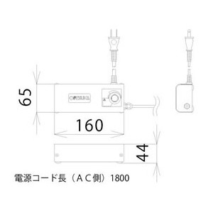 LED照明拡大鏡ネジ止め固定式　ワイドタイプ3倍（調光あり）