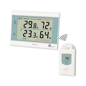 無線室内温湿度計（90m）