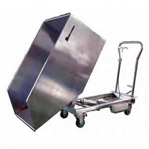 ステンレス反転投入台車250kg
