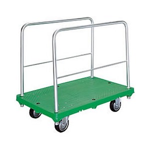 樹脂製台車（長手両軸固定ハンドル300kg）