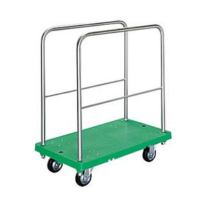 樹脂製台車（長手両軸固定ハンドル200kg）