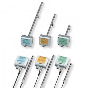 風速・温度・湿度トランスミッタ（DC0～10V）背面プローブ215mm