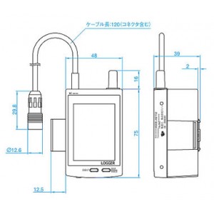 無線データロガー測温抵抗体モデル（単4電池仕様）