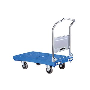 軽量高強度プラスチック台車（折畳み片袖）