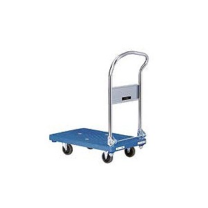 軽量高強度プラスチック小型固定式片袖台車（720×465）