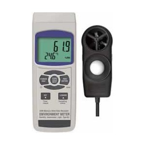 USB環境測定ロガー(温湿度風速照度計)