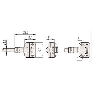 USBインプットツールダイレクト（出力スイッチ付き防水タイプ）