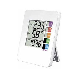 デジタル温湿度計熱中症警報表示機能付