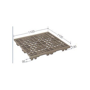 輸出梱包用プラスチックパレット