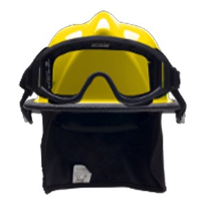 USRX消防・災害救助ヘルメット イエロー（ESS FireProゴーグル）FireFitシステム