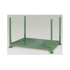 新品在庫折りたたみスチールパレット1t用　品番M293A-800H