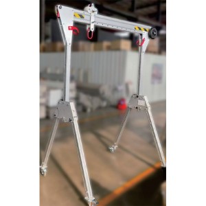 中古折りたたみ式アルミ門型クレーン250KG　品番M4394RGT-20AL
