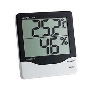 新品在庫処分品デジタル温湿度計(大型液晶表示）M1241-TA305002